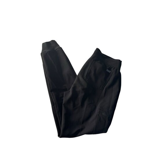 Figs Women's Sz Small Tall Black Zamora Technical Collection Scrub Pants Joggers - Picture 8 of 9